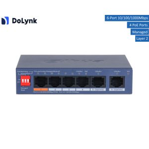 Dahua - CS4006-4GT-60-V2 - Switch - 4 PoE-GB | CLS Security