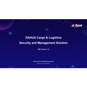 Solution-Katalog - Dahua Cargo &amp; Logistics | CLS Security