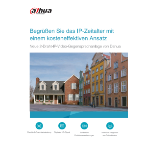 Leaflet - 2-Draht-IP-Videosprechanlage | CLS Security