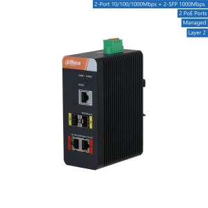 Dahua - IS4204-2GT-120 - Switch - 2 PoE-GB - 2 SFP | CLS Security