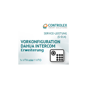 Vorkonfiguration DAHUA Intercom Erweiterung | CLS Security