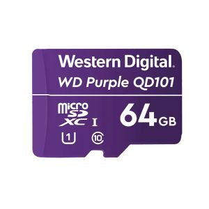 Western Digital - WDD064G1P0C - 64GB MicroSD WD Purple | CLS Security