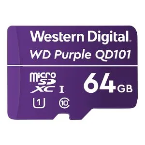 Western Digital - WDD064G1P0C - 64GB microSD WD Purple