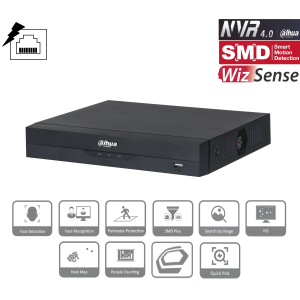 Dahua - NVR4104HS-P-EI - NVR - 4 Kanal - 4 PoE | CLS Security