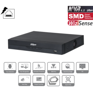 Dahua - NVR4104HS-P-EI - NVR - 4 Kanal - 4 PoE | CLS Security