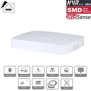 Dahua - NVR4108-8P-EI - NVR - 8 Chn. - 8 PoE