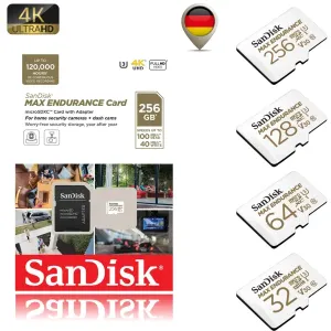 Sandisk MAX ENDURANCE MicroSD Karte für Videoüberwachung