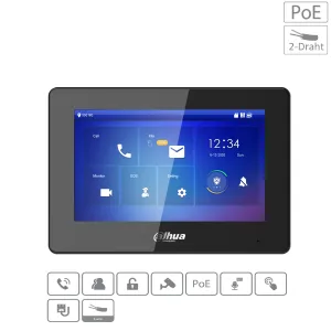 Dahua - VTH5422HB - Screen - Hybrid - Black